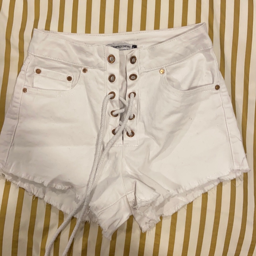 White Shorts